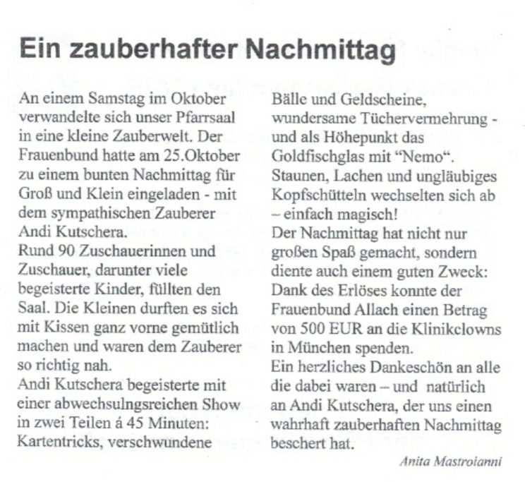 Artikel Pfarrbrief Weihnachten 2025 Kath. Pfarrgemeinde Maria Himmelfahrt München-Allach